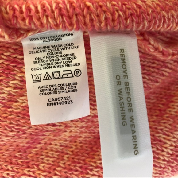 LOFT Marled Elliptical Hem Sweater - Picture 7 of 8